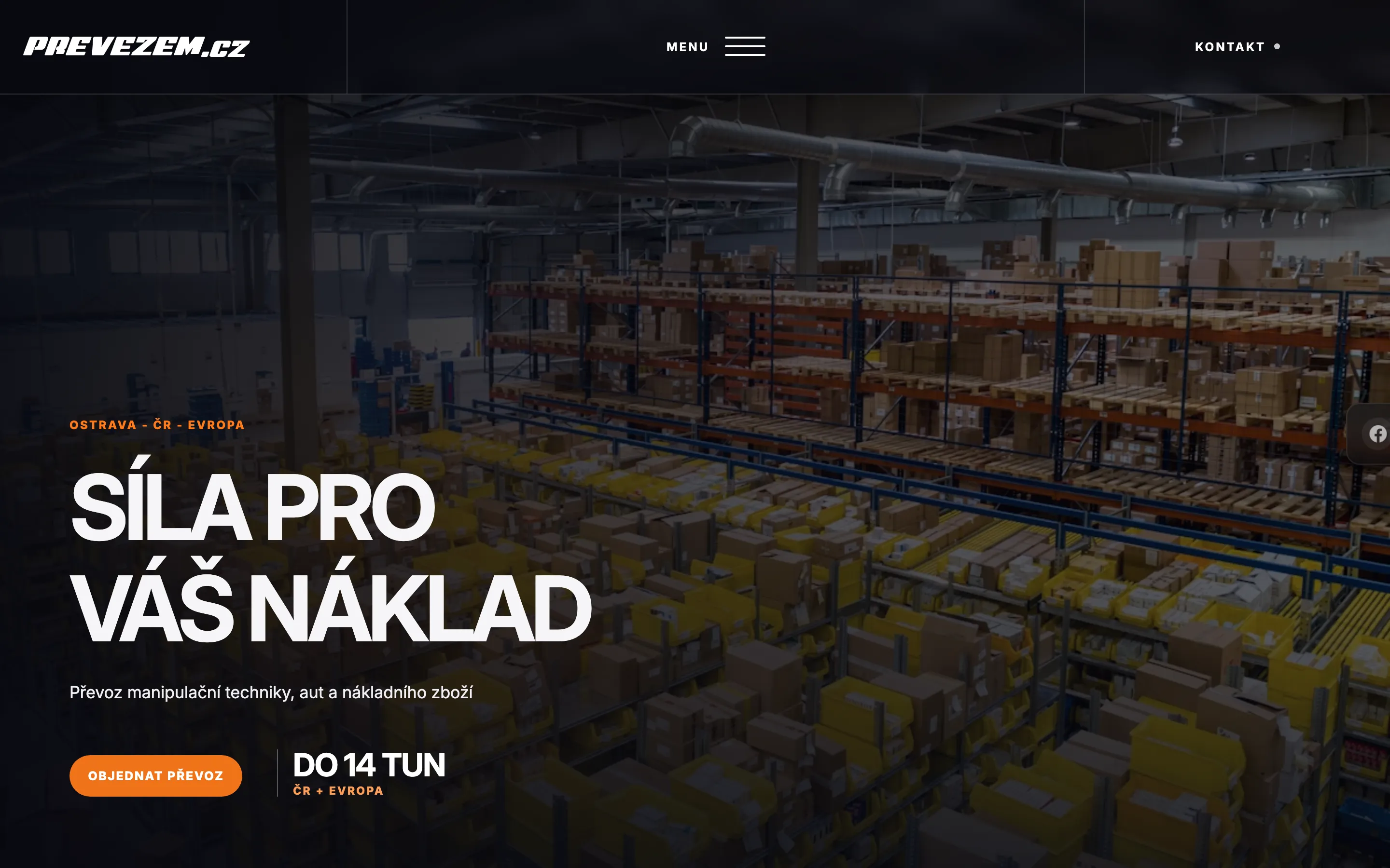 Úvodní stránka Prevezem